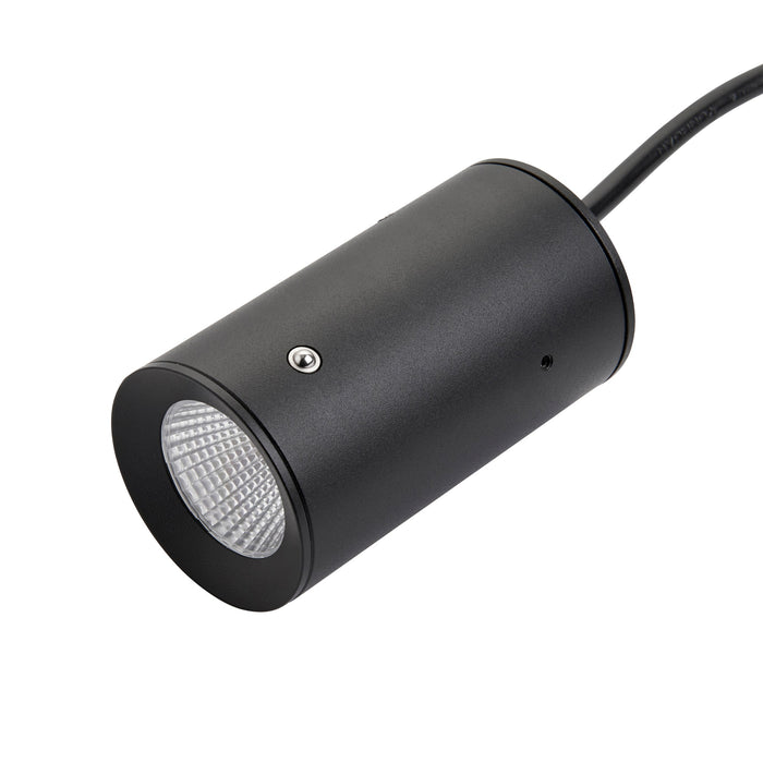 Saxby 114568 Juno LED surface 10W Sand black paint & clear pmma 10W LED module (COB) CCT - westbasedirect.com