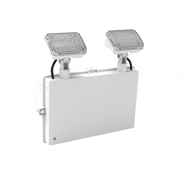 Saxby 114597 SightPRO Twin Spot iP65 IP65 7W White polycarbonate 2 x 7W LED module (SMD 2835) Daylight White