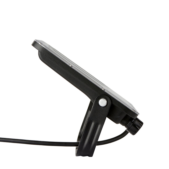 Saxby 118608 Fortis CCT 100W IP65 LED Floodlight 3000K/4000K/6500K - Matt Black