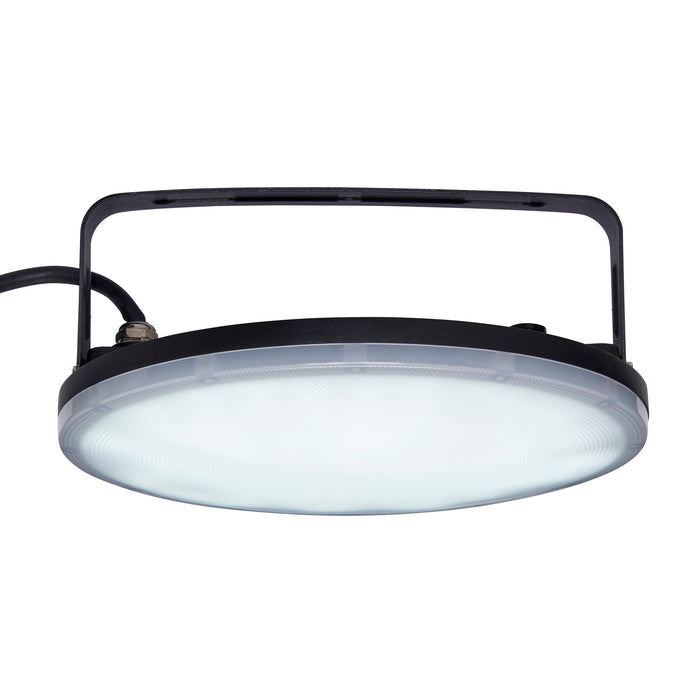 Saxby 118611 Titan Anti-Glare CCT 100W IP65 LED Highbay 3000K/4000K/6500K - Matt Black