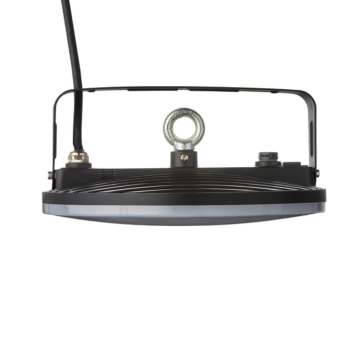 Saxby 118611 Titan Anti-Glare CCT 100W IP65 LED Highbay 3000K/4000K/6500K - Matt Black