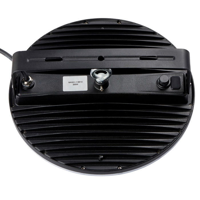 Saxby 118613 Titan Anti-Glare CCT 200W IP65 LED Highbay 3000K/4000K/6500K - Matt Black