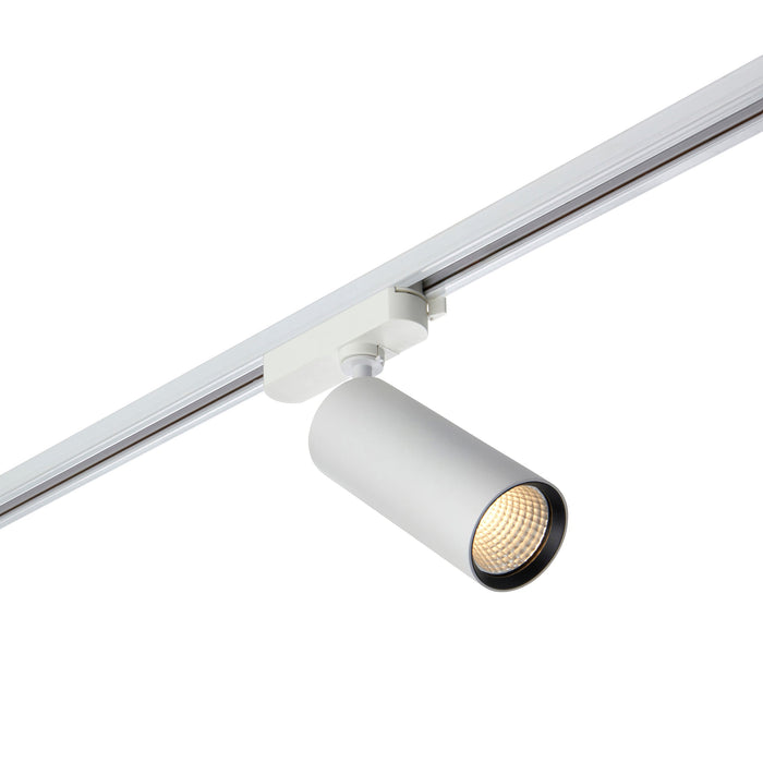 Saxby 119092 Lunaro IP20 24W/26W/28W/30W Multi-Wattage LED Track Head Light 4000K - Matt White