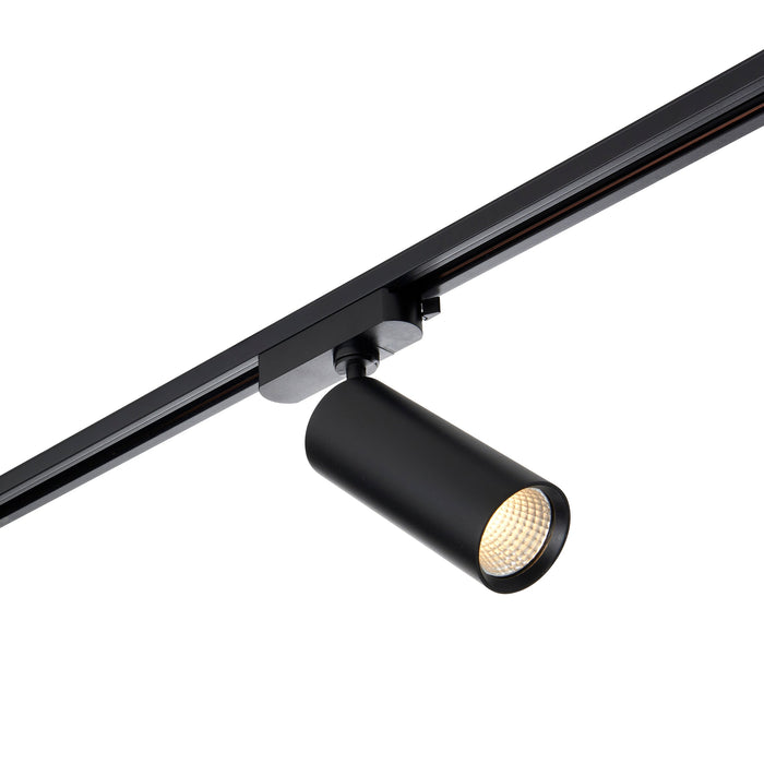 Saxby 119093 Lunaro IP20 24W/26W/28W/30W Multi-Wattage LED Track Head Light 3000K - Matt Black