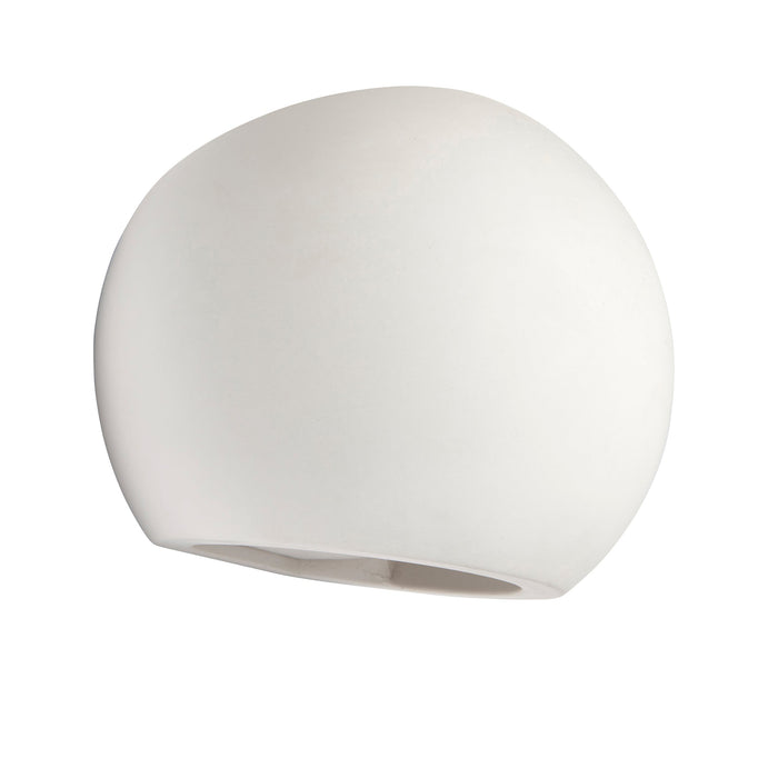 Saxby 119103 Clarus 18W IP20 G9 Wall Light Dimmable - White Plaster (Lamp Not Included)