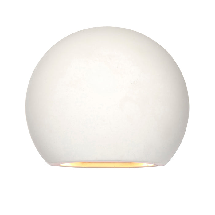 Saxby 119103 Clarus 18W IP20 G9 Wall Light Dimmable - White Plaster (Lamp Not Included)