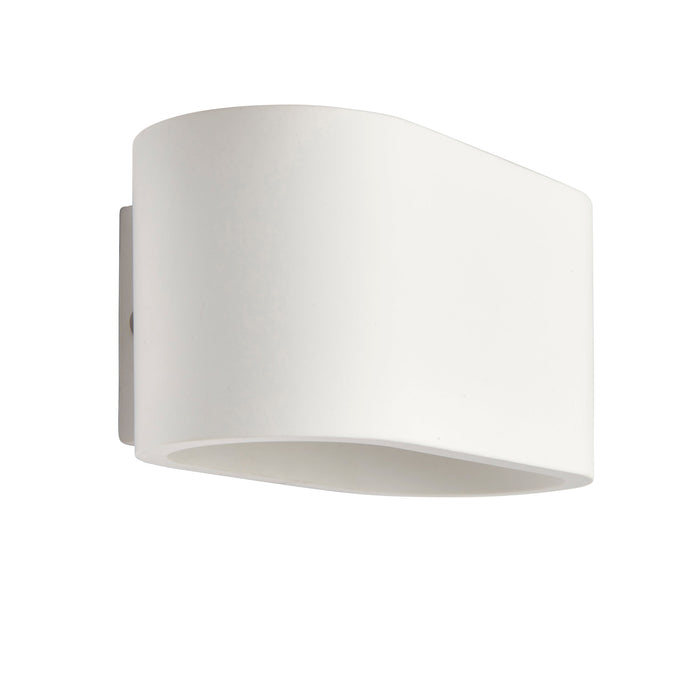 Saxby 119104 Visus 18W IP20 G9 Wall Light Dimmable - White Plaster (Lamp Not Included)