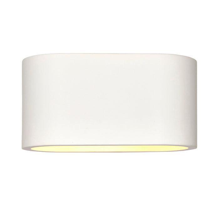 Saxby 119104 Visus 18W IP20 G9 Wall Light Dimmable - White Plaster (Lamp Not Included)