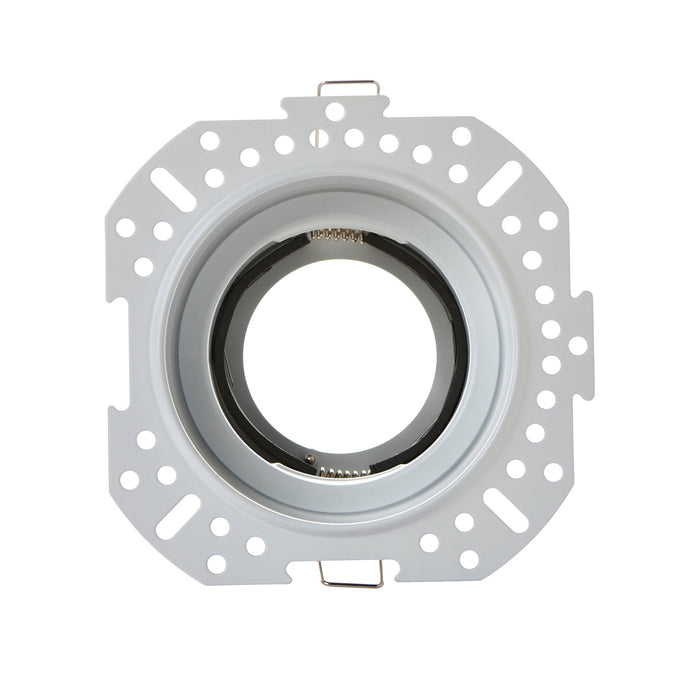 Saxby 119105 ShieldONE 75 GU10 Open Can Trimless Downlight Matt White (Lamp Not Included)