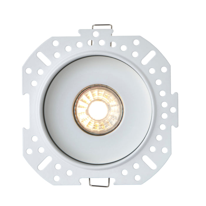 Saxby 119105 ShieldONE 75 GU10 Open Can Trimless Downlight Matt White (Lamp Not Included)