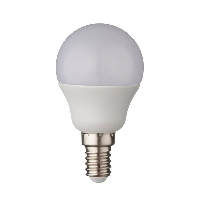 Saxby 119343 4.9W E14 Golf LED Lamp Opal 470lm Cool White 4000K