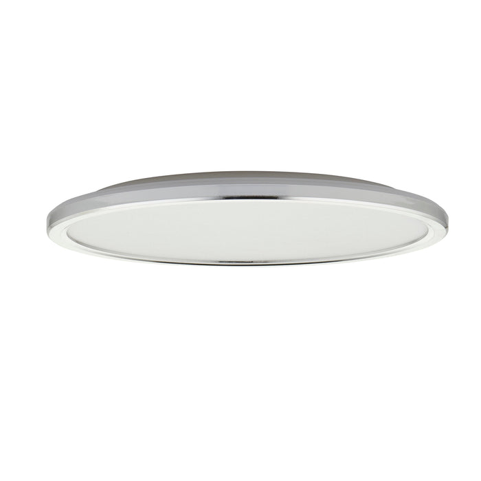 Saxby 120333 Ceto CCT IP54 12W LED Flush Wall/Celiing Light 3000K/4000K/6000K - Chrome