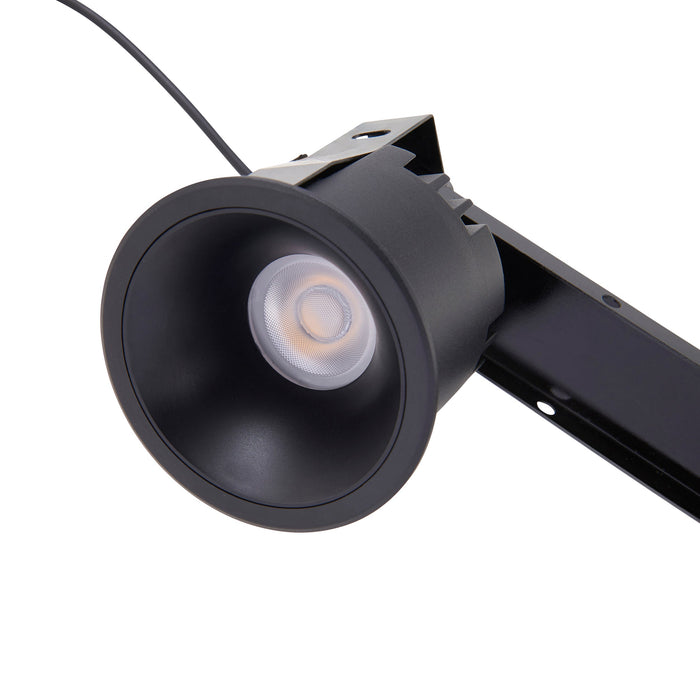 Saxby 120809 7.2W Highbay Emergency Kit with Light Head IP65 Matt Black