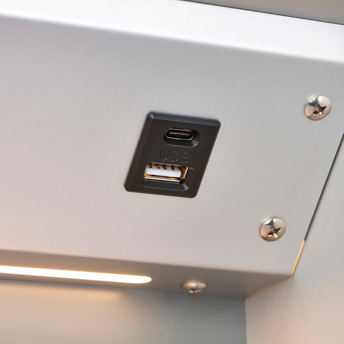 Saxby 120811 Revan CCT IP44 13W Cabinet LED Bathroom Mirror 3000K/4000K/6500K