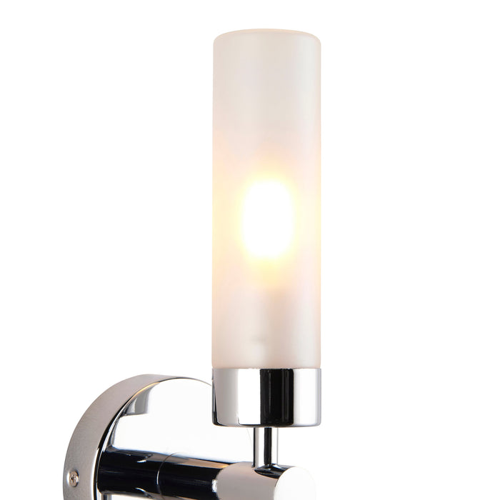 Saxby 121016 Frost IP44 6W E14 Up & Down Bathroom Wall Light - Chrome (Lamp Not Included)