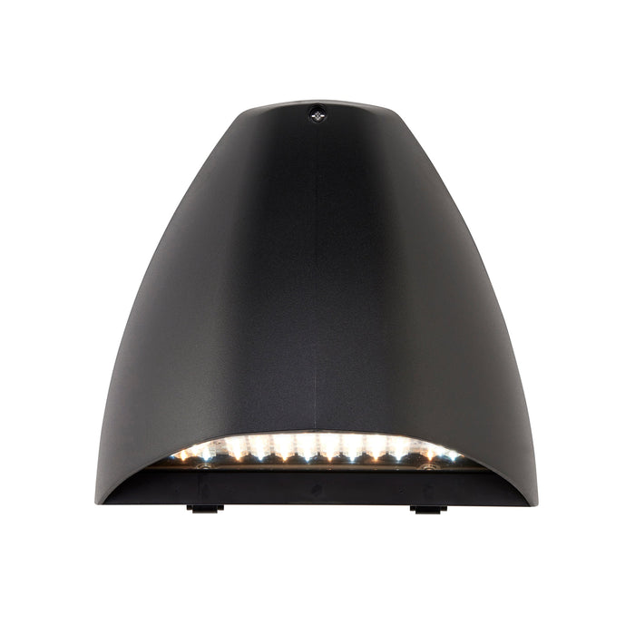 Saxby 121021 Forge CCT 8W/14W IP65 LED Wall Pack 2700K/3000K/4000K/6000K - Matt Black