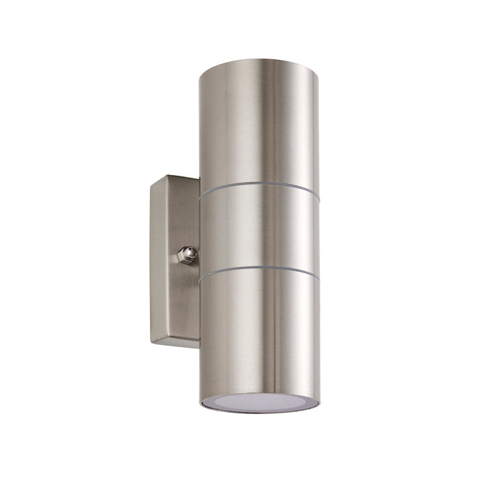 Saxby 121028 Scope GU10 IP65 Fixed Up/Down Wall Light - Stainless Steel (Lamp Not Included)