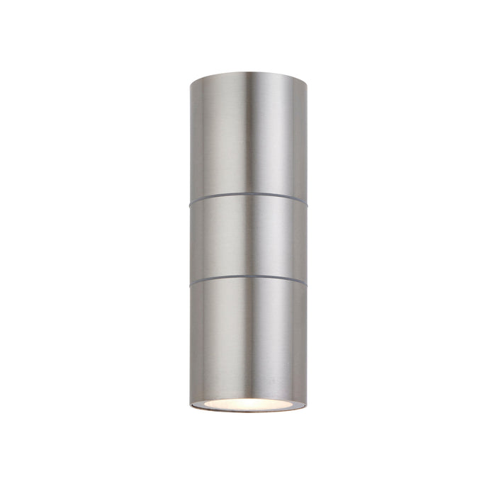 Saxby 121028 Scope GU10 IP65 Fixed Up/Down Wall Light - Stainless Steel (Lamp Not Included)