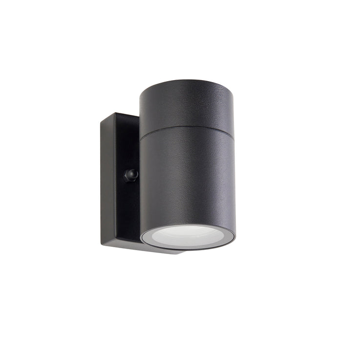Saxby 121026 Scope GU10 IP65 Aluminium Fixed Single Wall Light - Matt Black (Lamp Not Included)