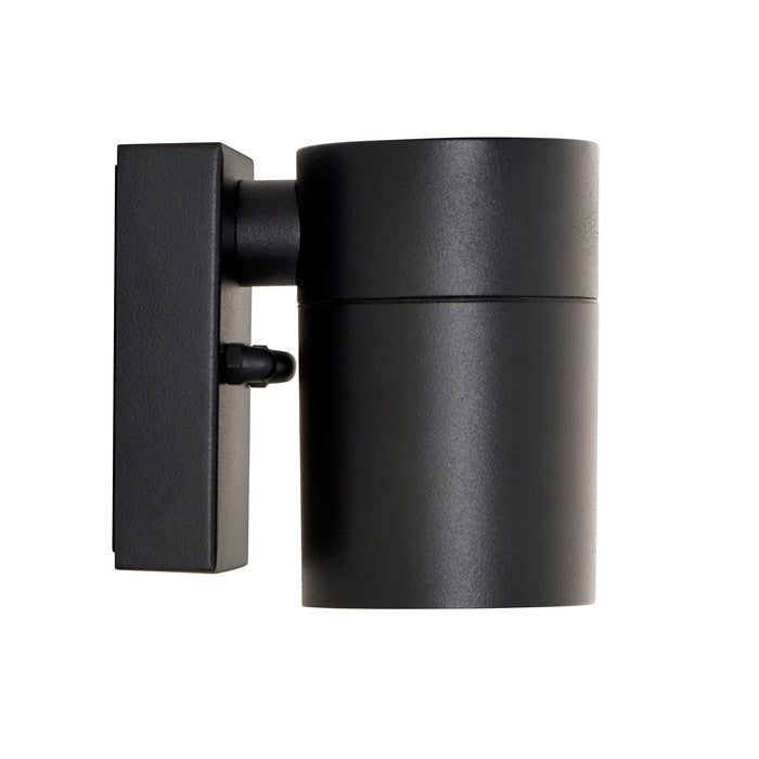 Saxby 121026 Scope GU10 IP65 Aluminium Fixed Single Wall Light - Matt Black (Lamp Not Included)