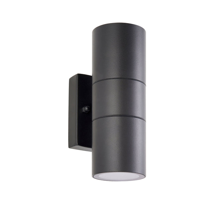 Saxby 121028 Scope GU10 IP65 Aluminium Fixed Up/Down Wall Light - Matt Black (Lamp Not Included)