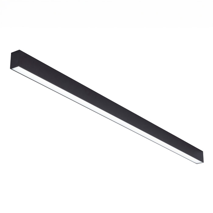 Saxby 121114 Linus CCT 30W/50W 5ft/1500mm LED Suspended/Surface Linear Light 3000K/4000K/6000K - Matt Black