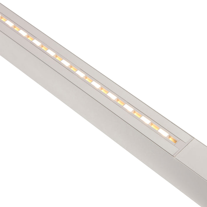 Saxby 121115 Linus CCT 10W LED Linear Light with Back Lit Module 3000K/4000K/6000K - Matt White
