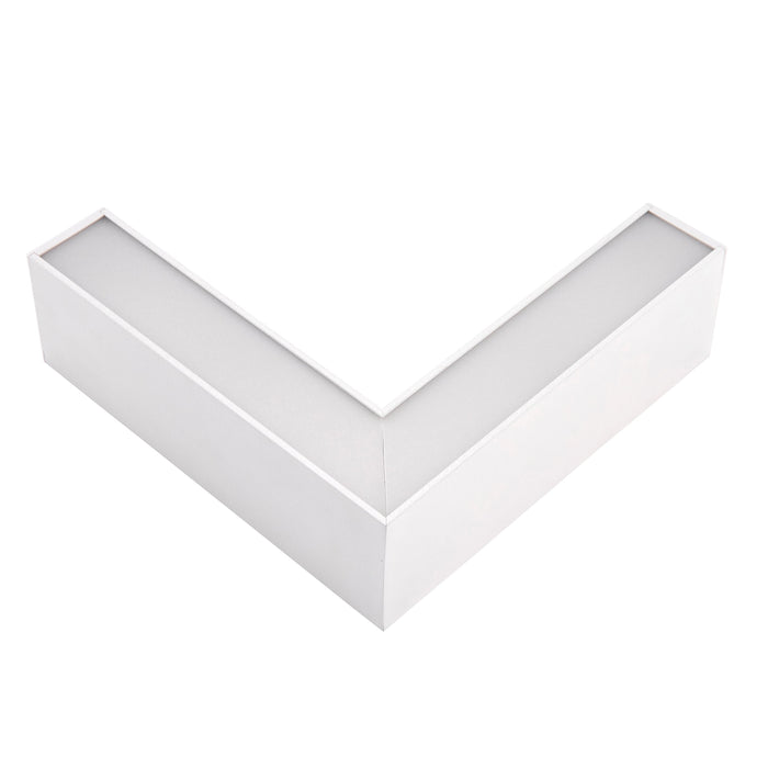 Saxby 121116 8W/15W L-Connector 8W/15W for the Linus CCT Range - Matt White