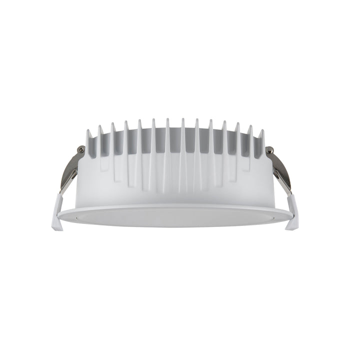 Saxby 122983 Paragon CCT 165mm 14W/16W/18W/20W Wattage Selectable Commercial Downlight 3000K/4000K/6000K - Matt White