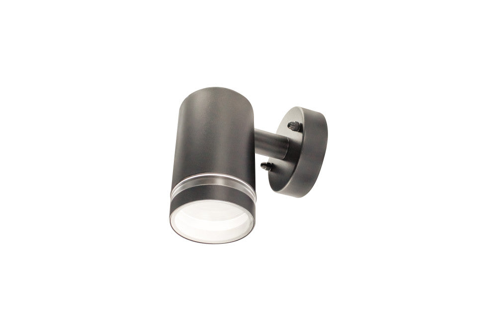 Integral ILDED059 Outdoor Stainless Steel Down GU10 IP65 Wall Light Anthracite Grey