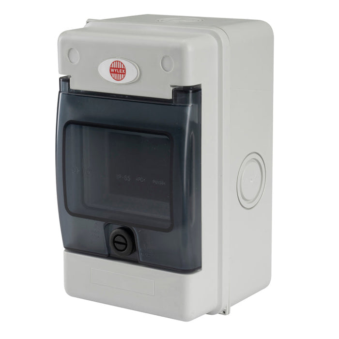 Wylex WBE4X 4 Module IP65 DIN Rail Insulated Enclosure - westbasedirect.com
