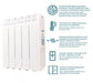 Farho XP03 Xana Plus 03 elements 330W Low Consumption Smart Wi-Fi Radiator - westbasedirect.com