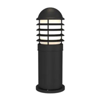 Ansell AMAD045/1/B Madrid Bollard 450mm Black