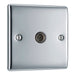 BG NPC60 Nexus Metal TV Aerial Socket - Polished Chrome - westbasedirect.com