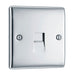 BG NPCBTS1 Nexus Metal Slave Telephone Socket - Polished Chrome - westbasedirect.com