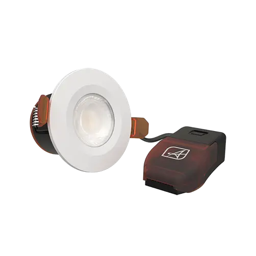 Ansell APRIPXM/1/MP1 Prism Pro XM 5W/7W IP65 Dimmable LED Fire Rated Downlight 2700K/3000K/4000K/6000K - 10 Pack