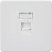 Knightsbridge SFC6MW Screwless UTP CAT6a RJ45 Network Outlet - Matt Wh ...