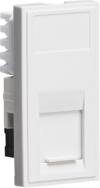 Knightsbridge NETC6AWH UTP CAT6A RJ45 Outlet module 25 x 50mm - White