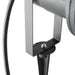 Saxby POLGU10 Opaz MV spike IP65 7W Textured matt black paint & clear glass 7W LED GU10 (Required) - westbasedirect.com