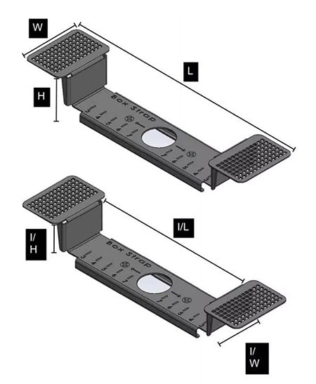 Box Strap Bracket Mount Single/Double for Metal Backbox on Plasterboard Walls - 220514 - westbasedirect.com