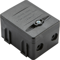 Knightsbridge SNEBBK 100A 5-Way SP Connector Block - Black (L2)
