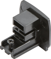 Knightsbridge KLECBK K-LINE 230V 3-Circuit Track Dead End Cap - Black