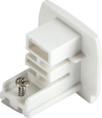 Knightsbridge KLECW K-LINE 230V 3-Circuit Track Dead End Cap - White