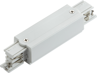 Knightsbridge KLINW K-LINE 230V 3-Circuit Track In Line Connector - White