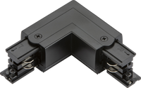 Knightsbridge KLCOLBK K-LINE 230V 3-Circuit Track Left L-Connector - Black