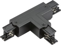 Knightsbridge KLTL1BK K-LINE 230V 3-Circuit Track Left T-Connector - Black