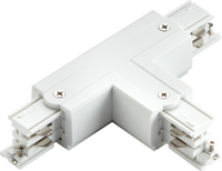 Knightsbridge KLTR1W K-LINE 230V 3-Circuit Track Right T-Connector - White