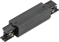 Knightsbridge KLINBK K-LINE 230V 3-Circuit Track In Line Connector - Black