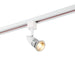 Saxby 3TH139W Conor track head 50W Gloss white paint & white pc 50W GU10 reflector (Required) - westbasedirect.com