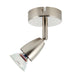 Saxby G2521013 Amalfi 1lt single spotlight satin nickel 35W Satin nickel effect plate 35W GU10 reflector (Required) - westbasedirect.com